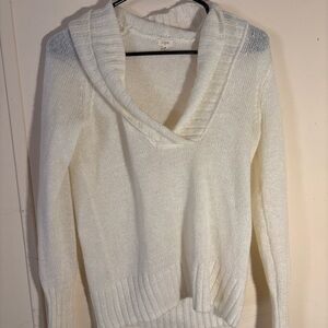Knitted thin cotton sweater